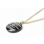 Chanel Coco Mark CC Rhinestone Gold Black — view 2