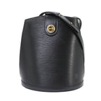 Louis Vuitton Epi Cluny Shoulder Bag Leather Noir Gold