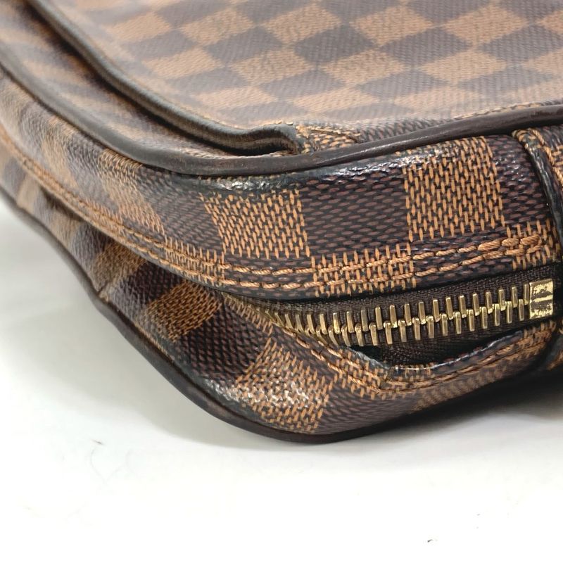 Louis Vuitton Second Bag Pochette Saint Paul Damier Canvas Ebene Brown — view 5
