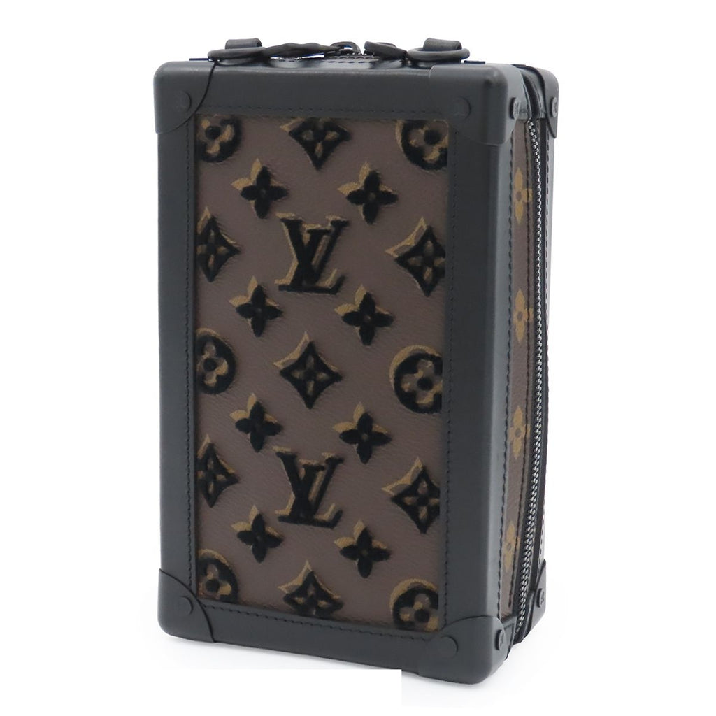 Louis Vuitton Vertical Soft Trunk Noir Monogram Tuffetage — view 2