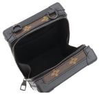 Louis Vuitton Vertical Soft Trunk Noir Monogram Tuffetage — view 5