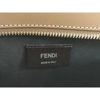 Fendi Clutch Zucca Brown Leather Silver — view 3