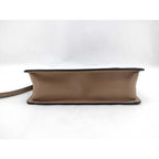 Fendi Clutch Zucca Brown Leather Silver — view 7