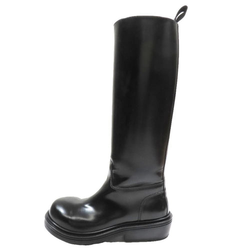 Bottega Veneta Fireman Long Boots Shoes Leather 36 Black