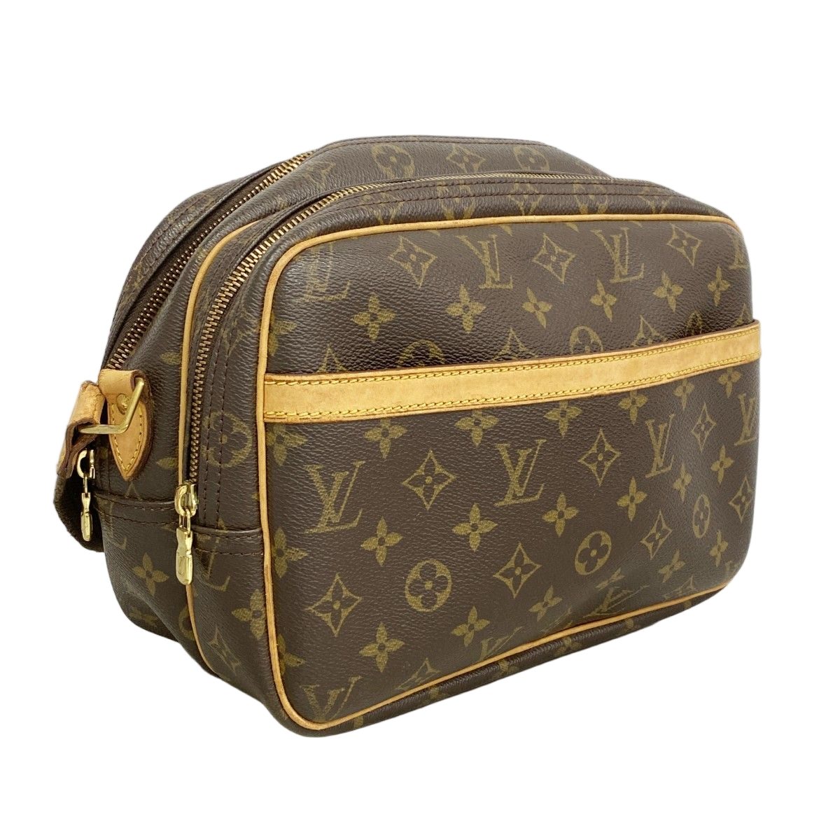 Louis Vuitton Shoulder Bag Monogram Reporter PM Brown — view 2