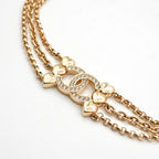 Chanel Choker Gold Coco Mark Rhinestone Heart — view 4