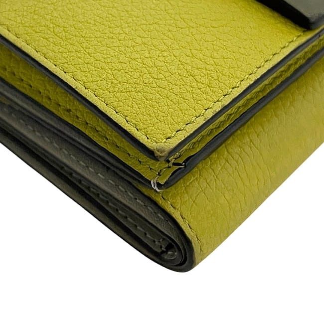 Loewe Trifold Wallet Green Anagram — view 5