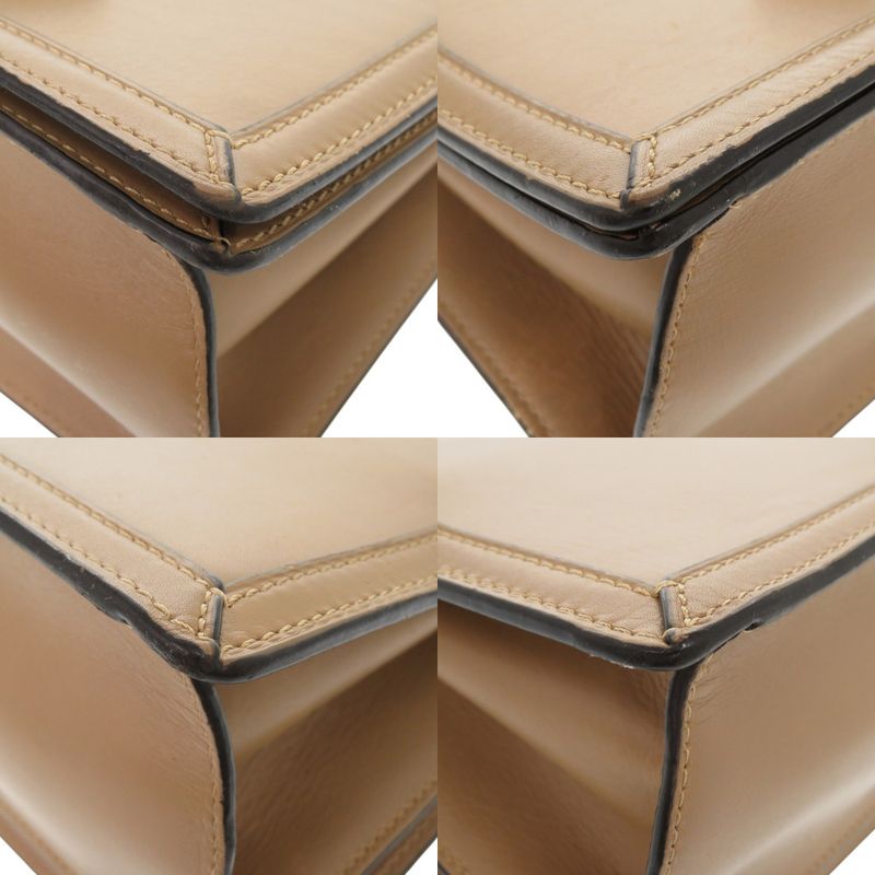 Loewe Barcelona Leather Beige Shoulder Bag 0242 — view 4