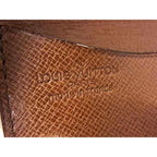 Louis Vuitton Coin Case Monogram Porte Monet Gueuze Brown Leather — view 2