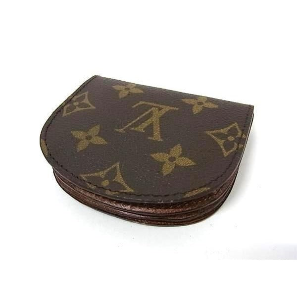 Louis Vuitton Coin Case Monogram Porte Monet Gueuze Brown Leather — view 3