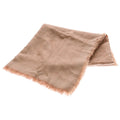 Louis Vuitton Monogram Shawl Scarf Pink Beige Silk Wool