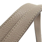 Celine 2-Way Bag Small Fold Cabas Leather Glazed Gold Hardware Gray Beige — view 7