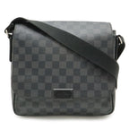 Louis Vuitton Damier Graphite District PM Shoulder Bag Black Gray
