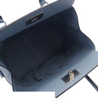 Hermes Toolbox 26 Blue Run Silver Evercolor 2-Way Shoulder Bag — view 5