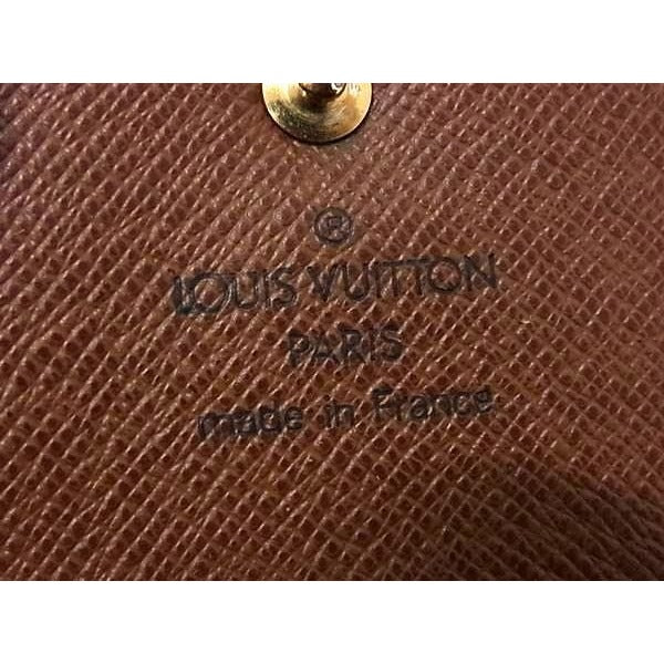 Louis Vuitton Trifold Wallet Monogram Porte-tresor Etui Papier Brown — view 2