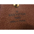 Louis Vuitton Trifold Wallet Monogram Porte-tresor Etui Papier Brown — view 2