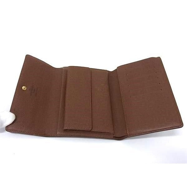 Louis Vuitton Trifold Wallet Monogram Porte-tresor Etui Papier Brown — view 5