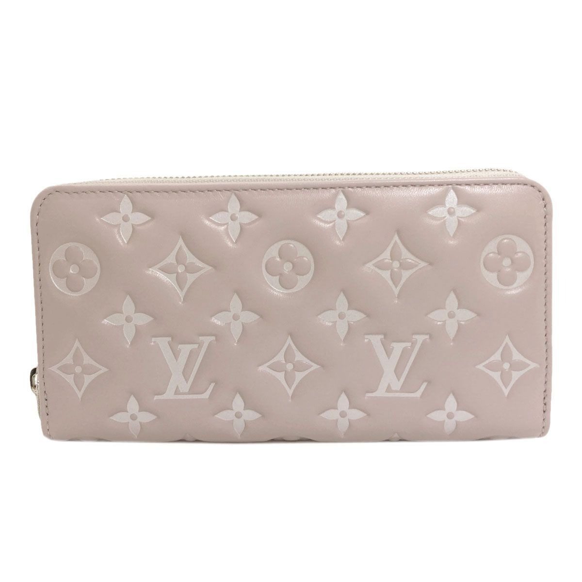 Louis Vuitton Zippy Wallet Bloom Lamb Leather