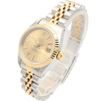 Rolex Datejust Number CH BA 18k Stainless Steel Watch — view 2