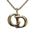Dior CD Logo Gold Necklace
