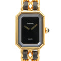 Chanel Watch Premiere M Black Leather