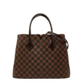 Louis Vuitton Damier Kensington Tote Shoulder Bag 2-Way Ebene Brown