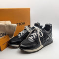 Louis Vuitton Run Away Line Black LV Logo in Heels Shoes