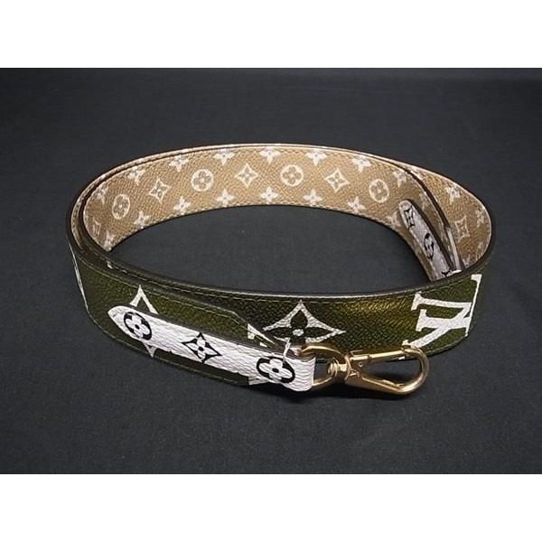 Louis Vuitton Monogram Giant Bag Shoulder Strap Khaki Beige