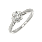 Chanel Camellia Diamond 47 Ring Pt Platinum