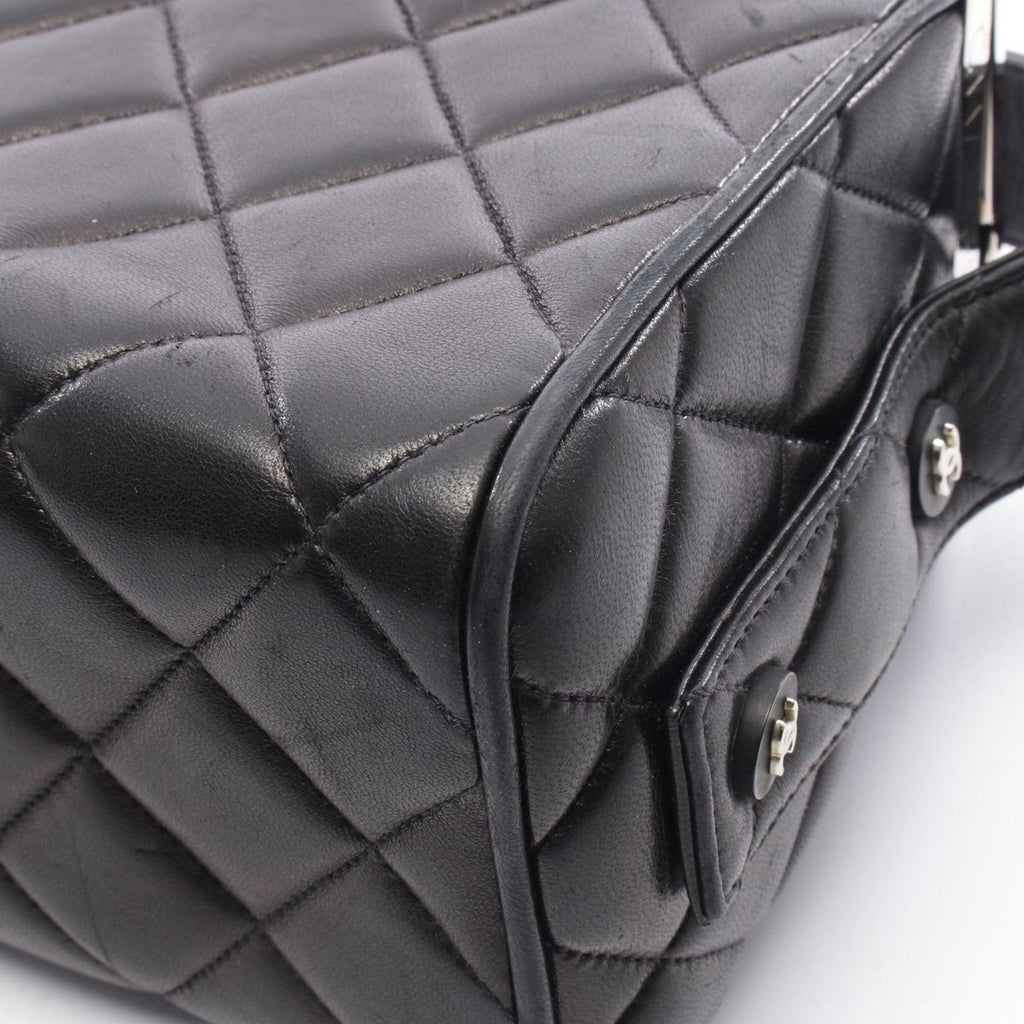 Chanel Handbag Quilted Black Lambskin — view 7