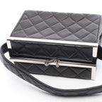Chanel Handbag Quilted Black Lambskin — view 9