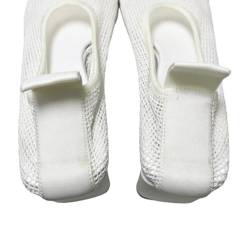 Bottega Veneta Mesh Flex Pumps 36 1 2 White — view 9