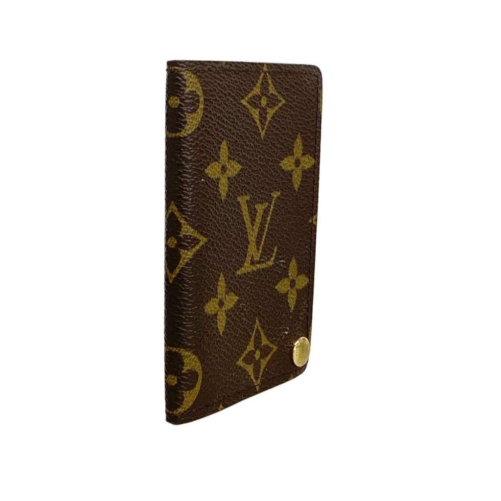 Louis Vuitton Card Case Monogram Holder Cles Depression Brown — view 2