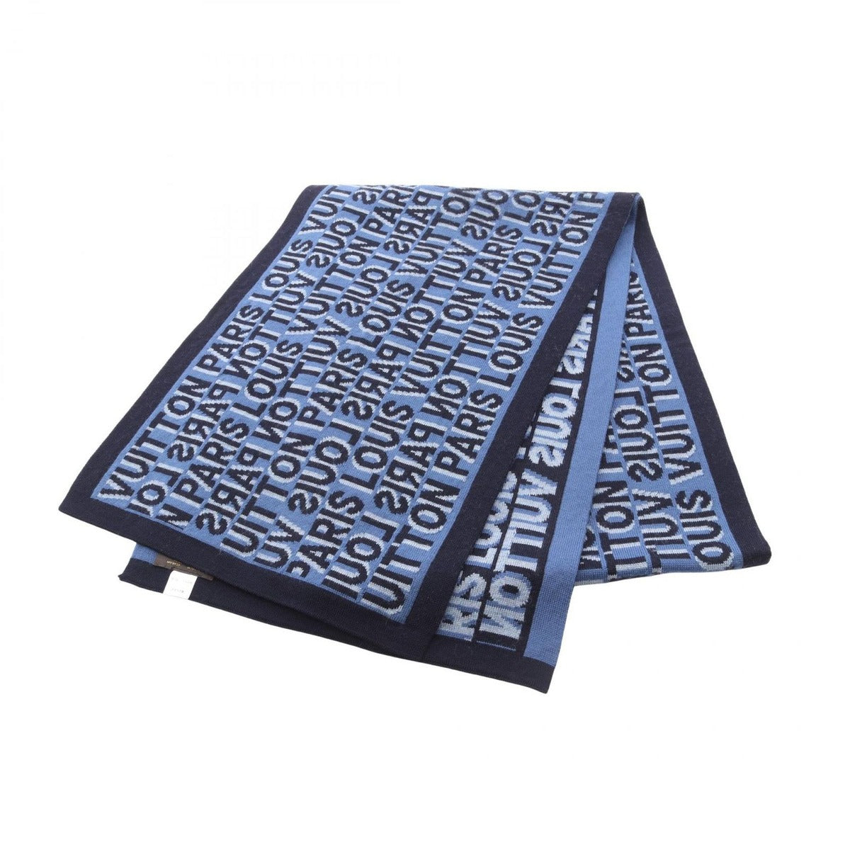 Louis Vuitton Scarf Echarpe LV Tag Wool