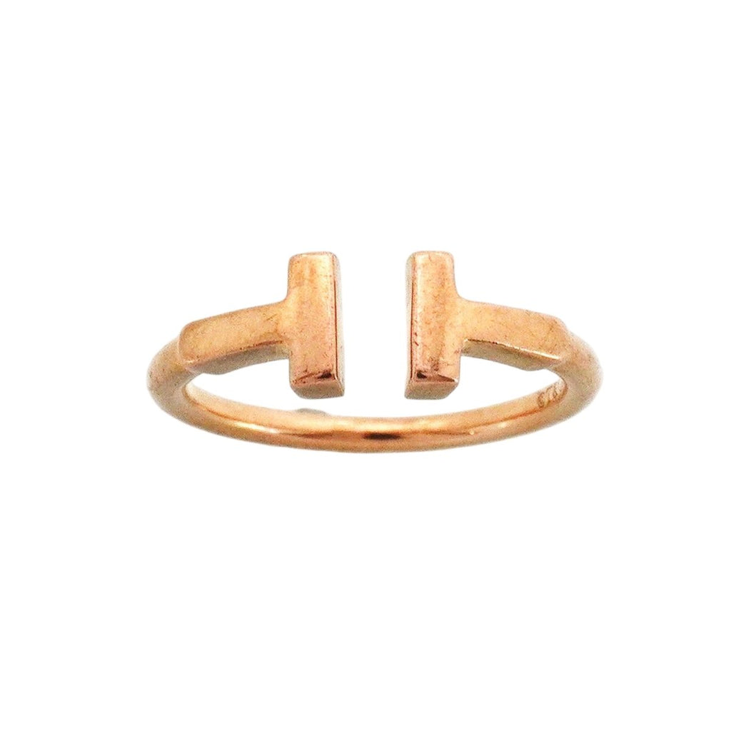 Tiffany & Co Ring T Wire 18k Pink Gold — view 2