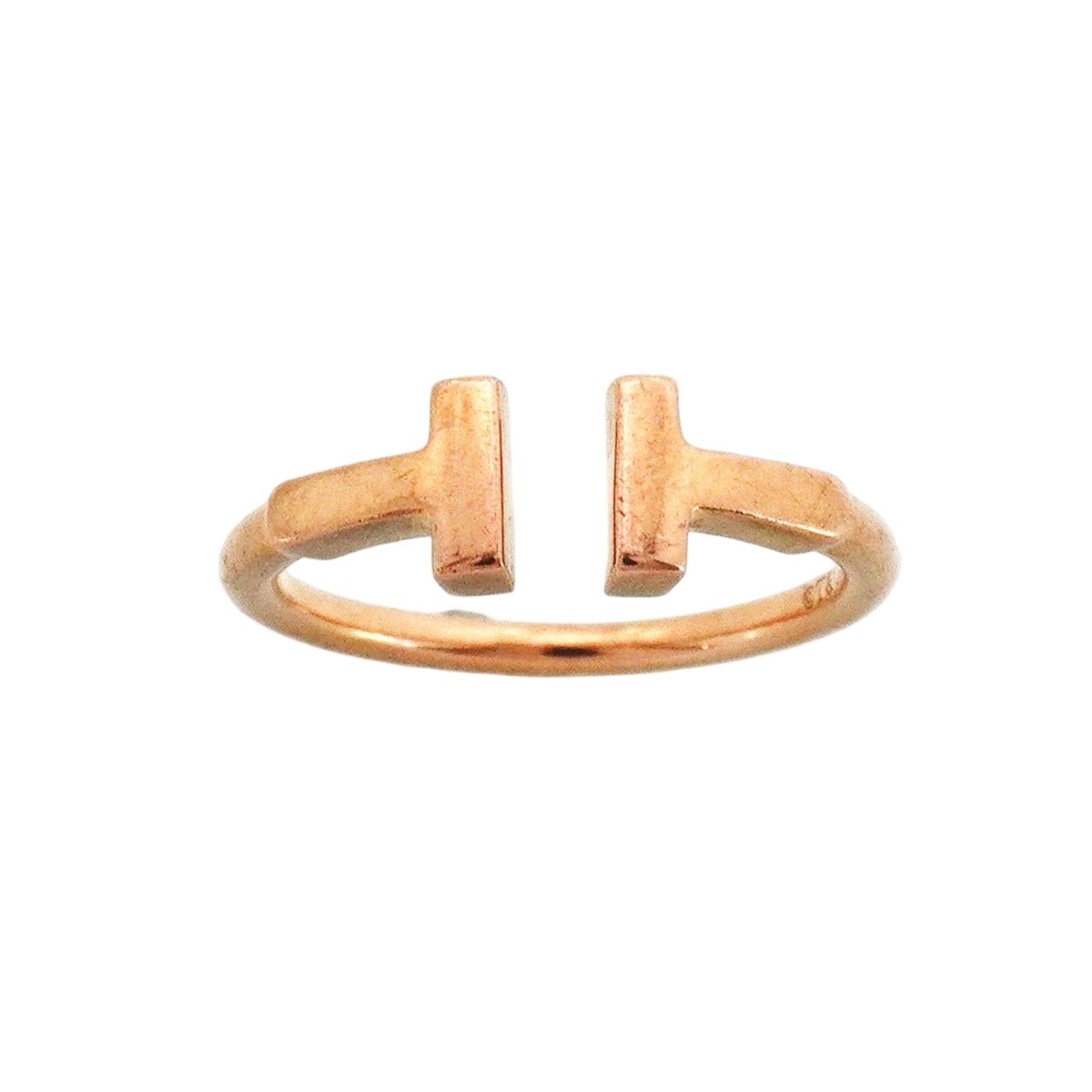 Tiffany & Co Ring T Wire 18k Pink Gold — view 2