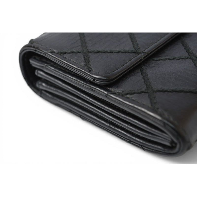 Chanel Wallet Bifold Wild Stitch Black — view 5
