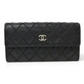 Chanel Wallet Bifold Wild Stitch Black