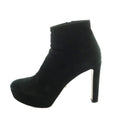 Prada Short Boots High Heel Platform Suede 36 Black