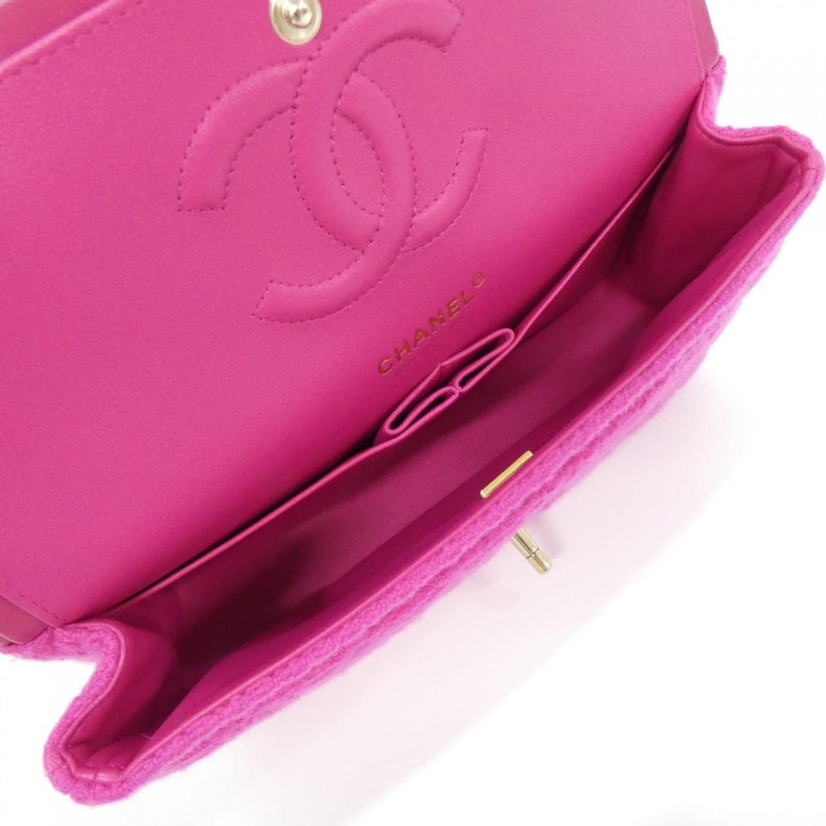 Chanel Shoulder Bag Cashmere Tweed — view 9