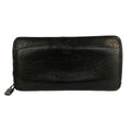 Loewe Wallet Black Zip Around Leather