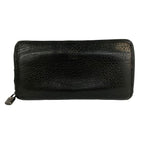 Loewe Wallet Black Zip Around Leather