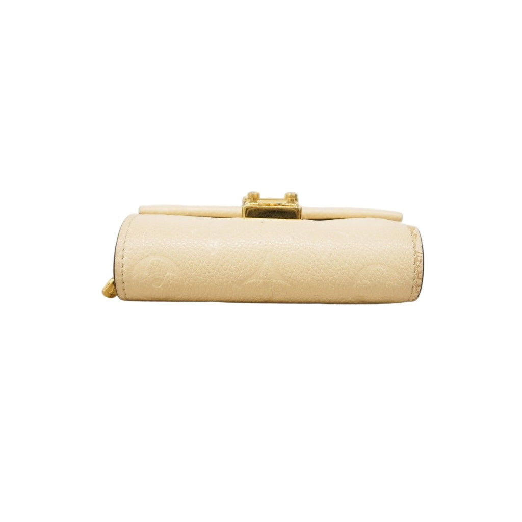 Louis Vuitton Trifold Wallet Monogram Empreinte Portefeuille Metis Compact Cream — view 2