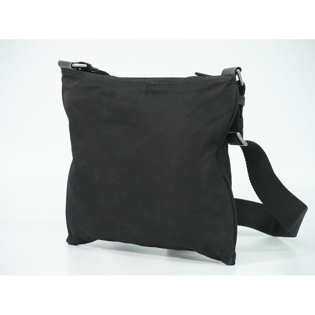 Prada Nylon Shoulder Bag Pochette Black — view 2