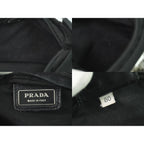 Prada Nylon Shoulder Bag Pochette Black — view 9