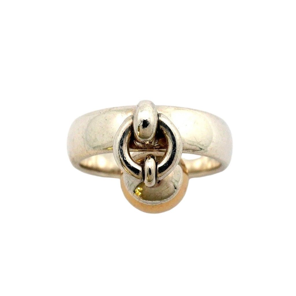 Tiffany & Co Ring Door Knock 18k Yellow Gold 925 Sterling Silver — view 2