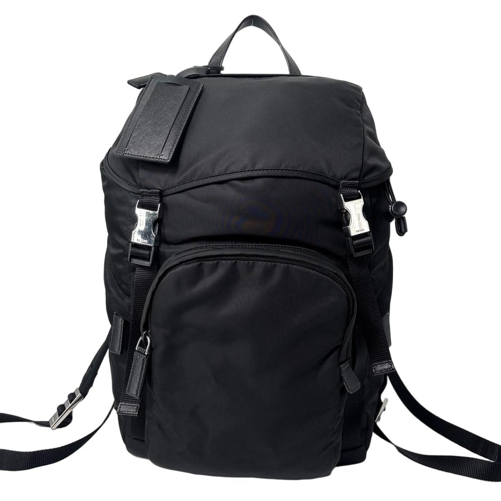Prada Tessuto Nylon Backpack Black