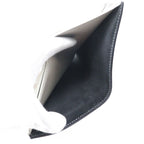 Celine Medium Strap Calf Black Beige Fold Wallet — view 7