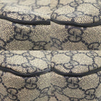 Gucci GG Supreme Canvas Navy Beige Shoulder Bag Blue 0088 — view 5