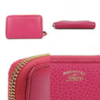 Gucci Round Zipper Coin Case Swing Zippy Zip ZIPP Pink Leather Cute — view 2